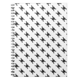 Cuaderno Cráneo y bandera pirata