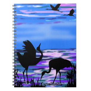 Cuaderno Cranes Aves Aman Bloc de notas de danza