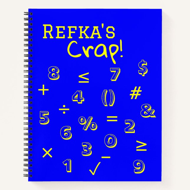 Cuaderno ¡Crap! (Anverso)