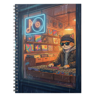 Cuaderno Crate Digging at the Vinyl Store