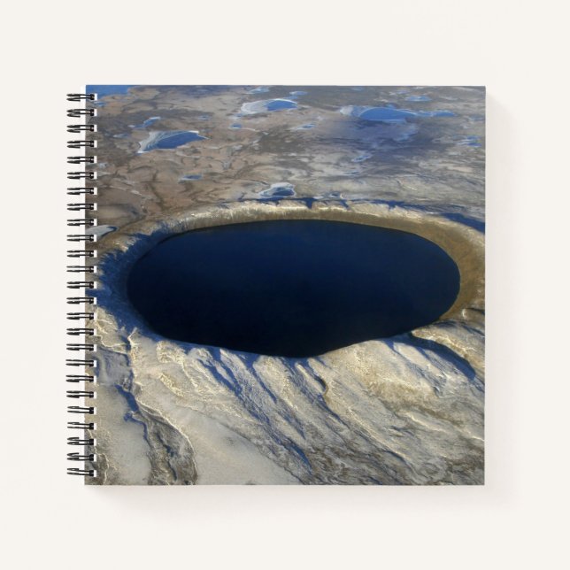 Cuaderno Cráter de Pingualuit, Quebec, Canadá. (Anverso)