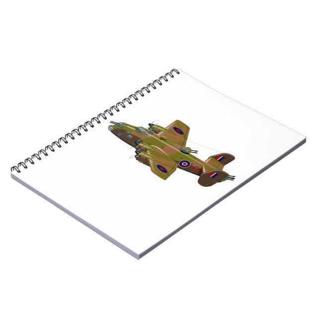 Cuaderno Cratoon retro Bomber (Lado Izquierdo)