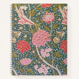 Cuaderno Cray - Art nouveau floral print by William Morris