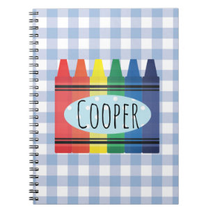 Cuaderno Crayón primario acuarela de vuelta a la escuela