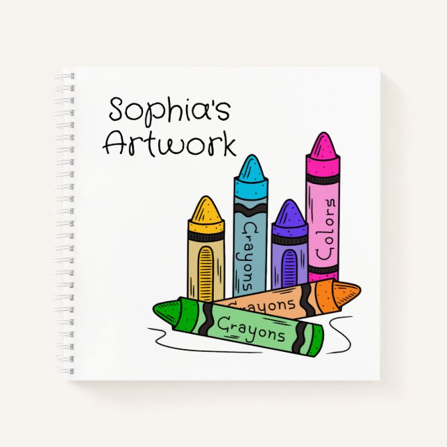 Cuaderno Crayones (Anverso)