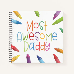 Cuaderno Crayones más asombrosos de la tipografía de pap