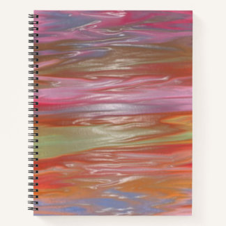 Cuaderno Crayones Pastel Fundido - Portátil Espiral