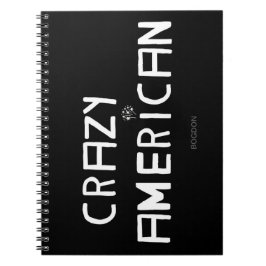 Cuaderno Crazy American School Notebook