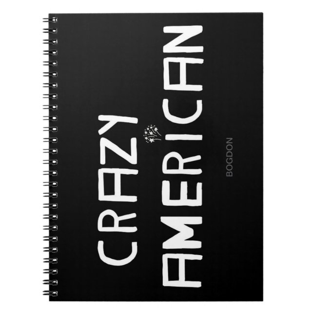 Cuaderno Crazy American School Notebook (Frente)