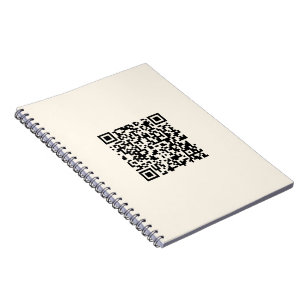 Cuaderno Crea instantáneamente un código QR Blanco desact