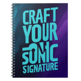 Cuaderno Crea tu firma sónica