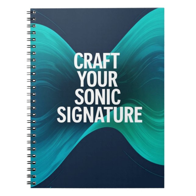 Cuaderno Crea tu firma sónica opción 3 (Frente)