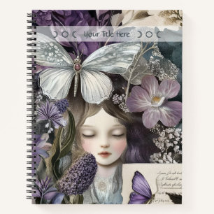 Cuaderno Crea Tu Propia Botánica de Bruja de Seto Púrpura