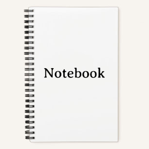 Cuaderno Crea tu propia espiral de tapa dura 5.5" x 8.5"