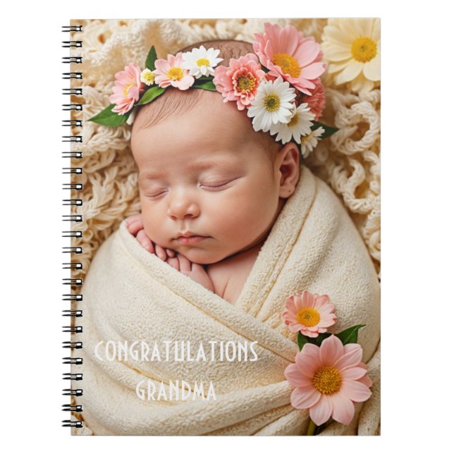 Cuaderno Crea tu propia felicitación personalizado de fotos (Frente)