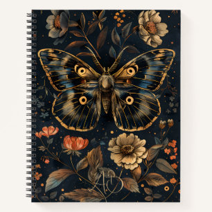 Cuaderno Crea Tu Propia Flor Coral de Polilla de Oro Azul