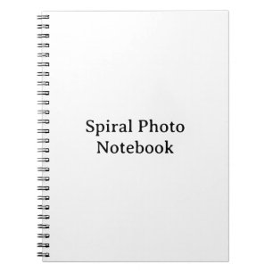 Cuaderno Crea tu propia foto clásica en espiral de 6,5" x 8