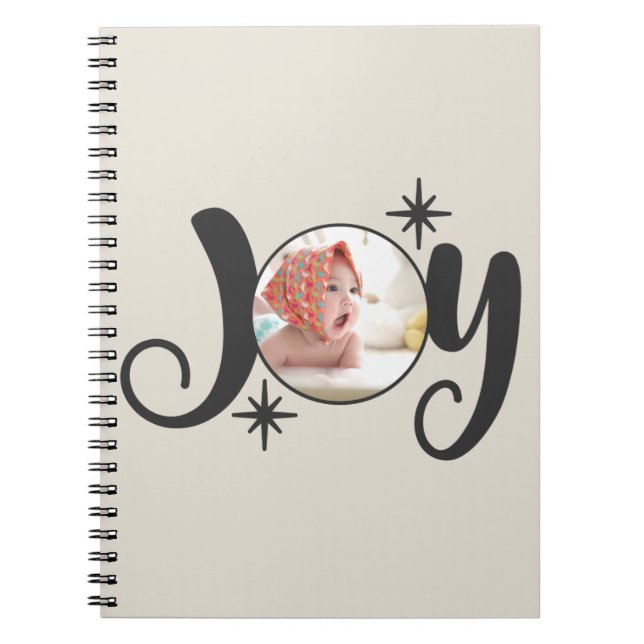 Cuaderno Crea tu propia foto de ALEGRÍA (Frente)