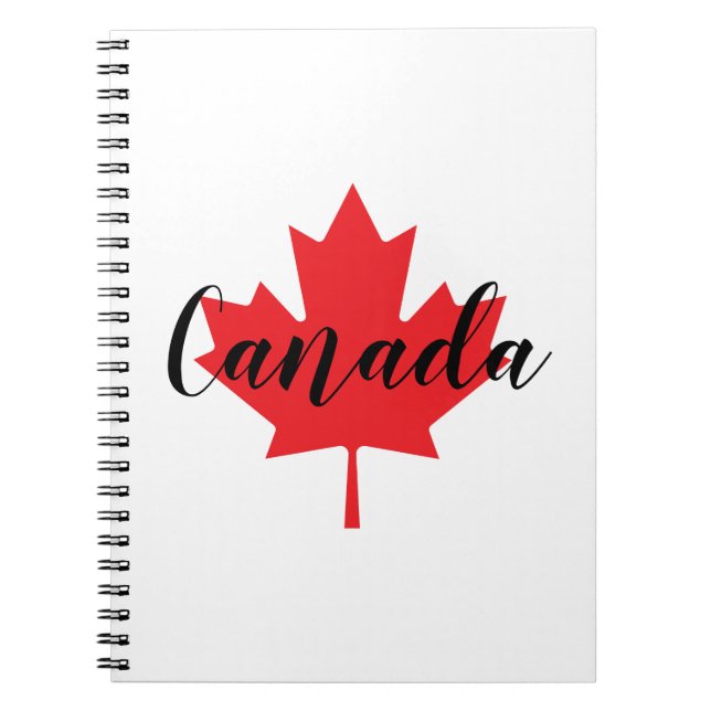 Cuaderno Crea tu propia hoja de arce rojo de Canadá persona (Frente)