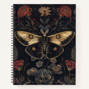 Cuaderno Crea Tu Propia Mariposa de Floral Carmesí de Oro N