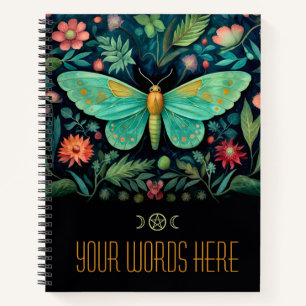 Cuaderno Crea Tu Propia Mariposa Nocturna de Jardín de Colo