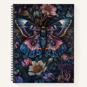 Cuaderno Crea Tu Propia Mariposa Nocturna Floral Mística Co