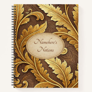 Cuaderno Crea Tu Propia Parra Frondosa Vintage con Relieve