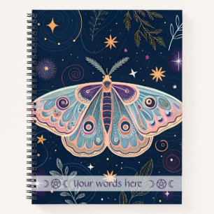 Cuaderno Crea Tu Propia Polilla Mística Celestial del Prado