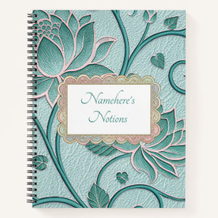 Cuaderno Crea tu propia rosa de espuma de mar lotus floral