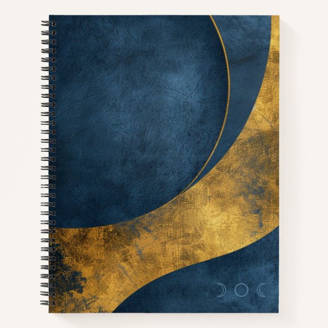 Cuaderno Crea tu propio azul y oro (Anverso)