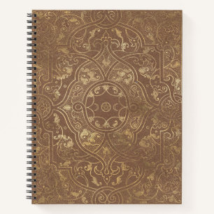 Cuaderno Crea tu propio beige asiático dorado marrón