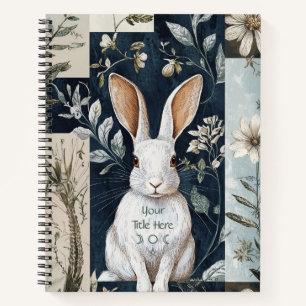 Cuaderno Crea tu Propio Botánico de Conejo Blanco