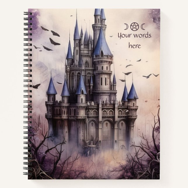 Cuaderno Crea Tu Propio Castillo Gótico Misterioso (Anverso)