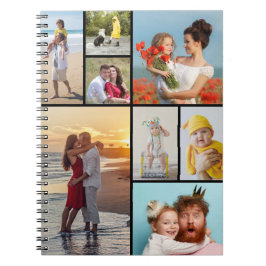 Cuaderno Crea tu propio collage de 8 fotos