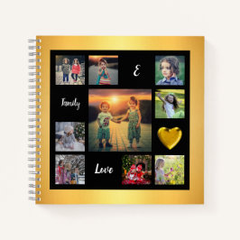 Cuaderno Crea tu propio collage de fotos familiar único