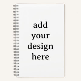 Cuaderno Crea tu propio deluxe espiral simple de 5.5" x 8.5