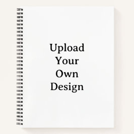 Cuaderno Crea tu propio deluxe espiral simple de 8.5" x 11"
