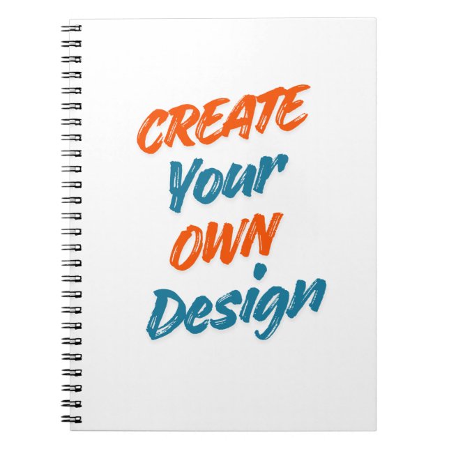 Cuaderno Crea tu propio diseño  (Frente)