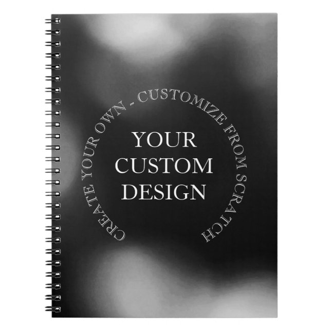 Cuaderno Crea tu propio diseño/logotipo personalizado (Frente)