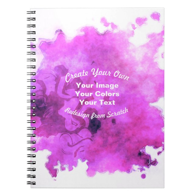 Cuaderno Crea tu propio diseño personalizado (Frente)