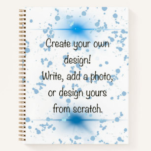 Cuaderno Crea tu Propio Diseño Personalizado Foto y Texto e