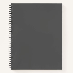 Cuaderno Crea tu propio diseño personalizado gris oscuro