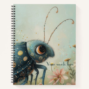 Cuaderno Crea Tu Propio Escarabajo Floral Caprichoso de Jar