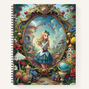 Cuaderno Crea Tu Propio Espejo Mágico de Alicia