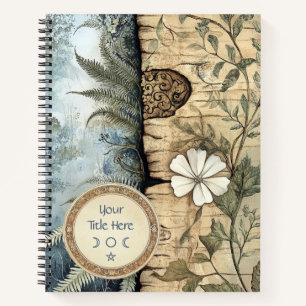 Cuaderno Crea tu propio jardín botánico de flores silvestre