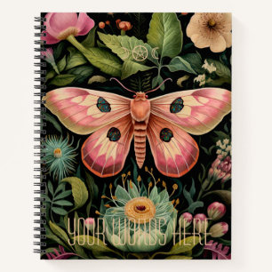 Cuaderno Crea tu propio jardín de pasionarias con mariposas
