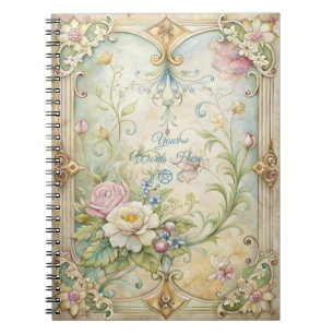 Cuaderno Crea Tu Propio Jardín Romántico Victoriano de Flor
