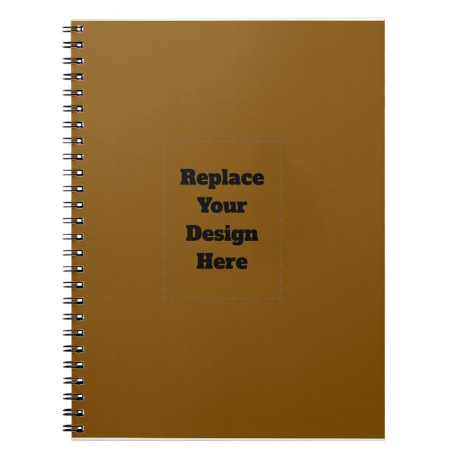 Cuaderno Crea tu propio marrón (Frente)