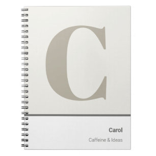 Cuaderno Crea tu propio monograma