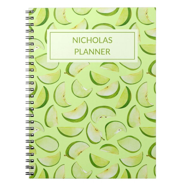 Cuaderno Crea tu propio patrón personalizado de rodajas de  (Frente)